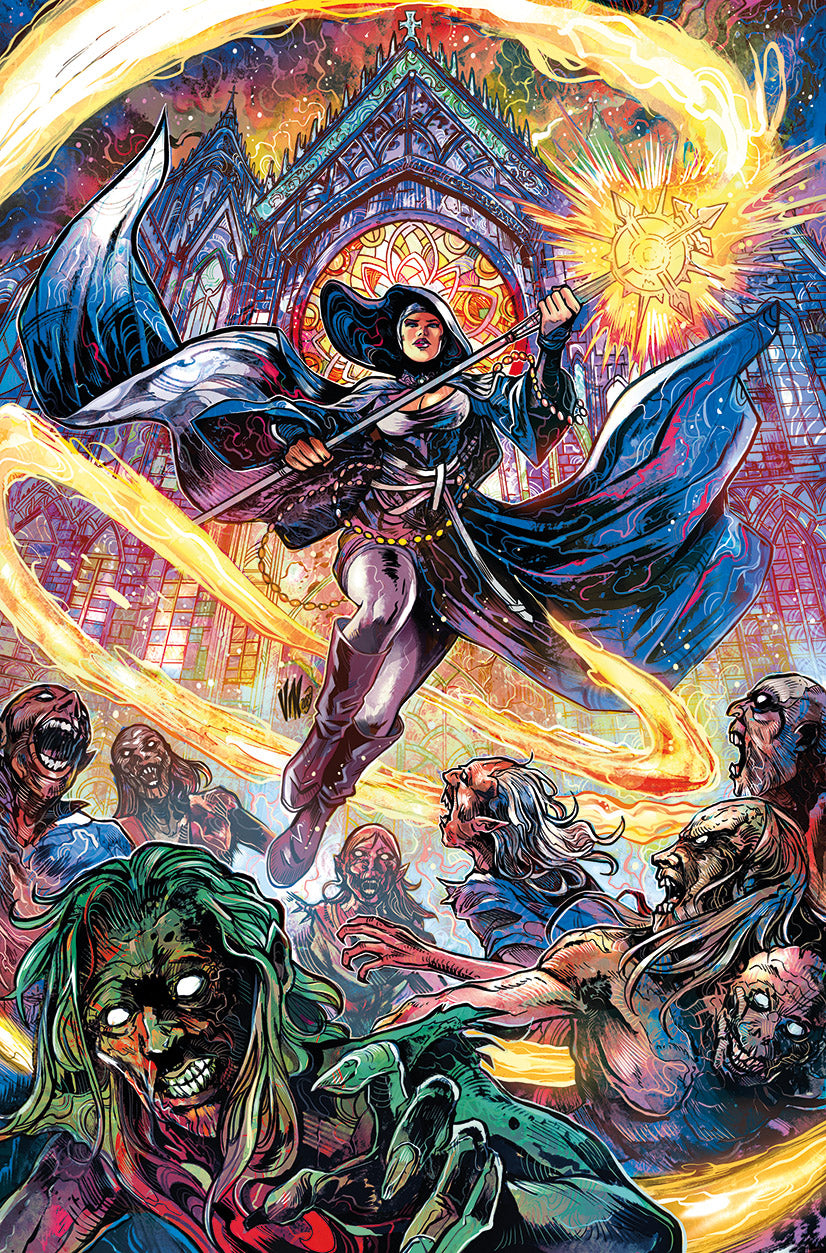 Vincenzo Riccardi Original Art Marian Heretic #1 Cover