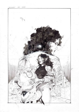 Kelsey Ramsay Original Art Moon Dogs #1 Cover