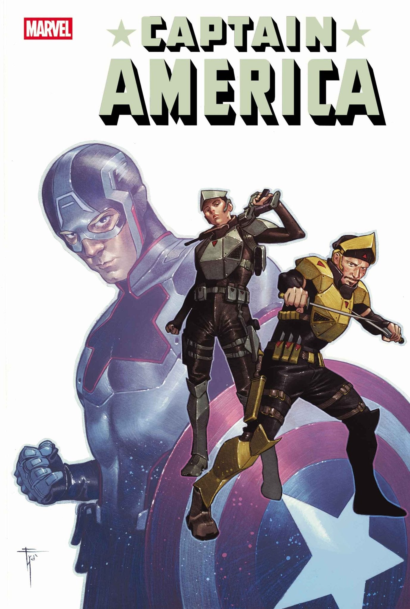 Francesco Mobili Original Art Captain America #3 Cover (featuring Metalstorm and Chill, members of the new 'Howling Commandos')