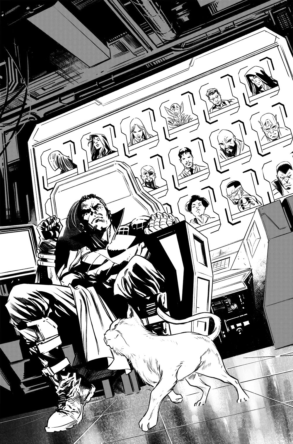 Francesco Manna Original Art Captain America: Sentinel of Liberty #11 Cover