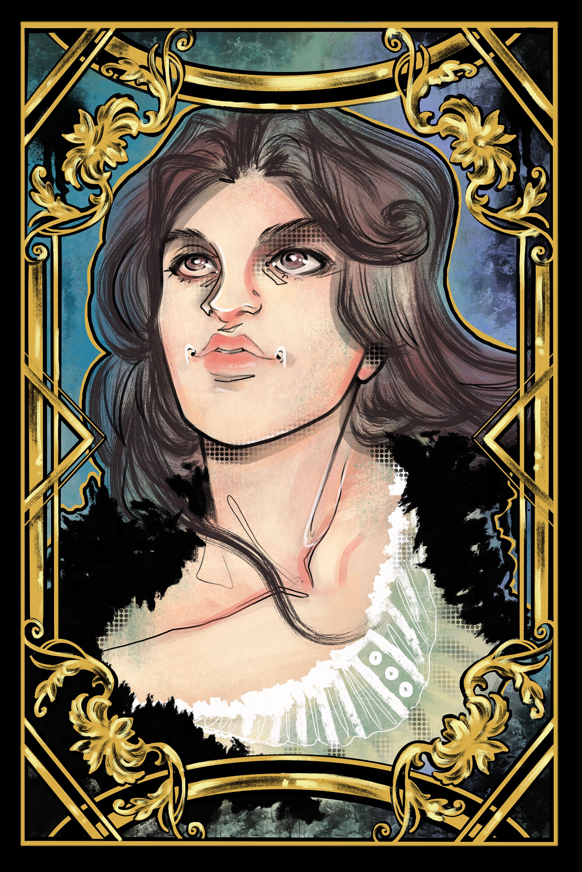 Francesca Fantini Original Published Upper Deck Catherine Art