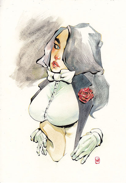 Chuma Hill Original Art Zatanna Illustration