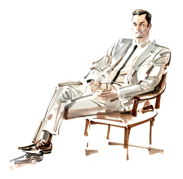 Kagan McLeod Original Art 'Life Drawing: Clayton' Illustration