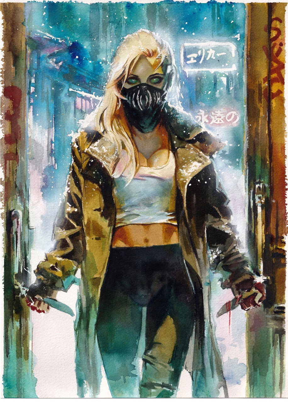 Ito Original Art Something is Killing the Children: A Monster Hunter Walks Into a Bar #1 Cover