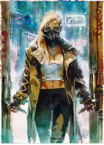 Ito Original Art Something is Killing the Children: A Monster Hunter Walks Into a Bar #1 Cover