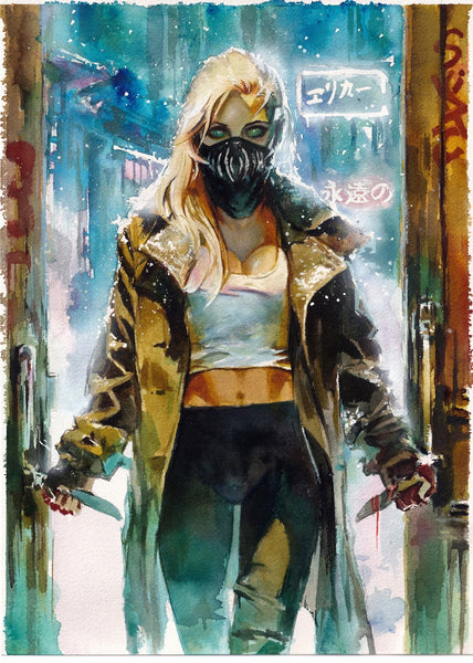 Ito Original Art Something is Killing the Children: A Monster Hunter Walks Into a Bar #1 Cover