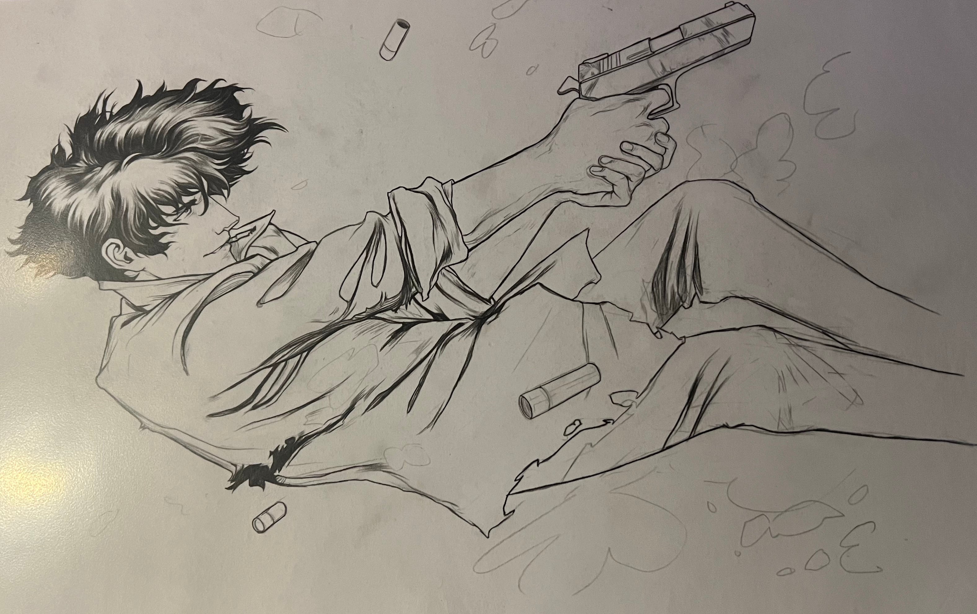 Nimit Malavia Original Art Cowboy Bebop Poster Art