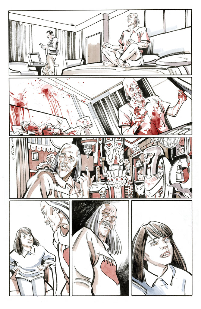Kagan McLeod Original Art Creepshow Trip #1 2024 Page 5 Comic Art