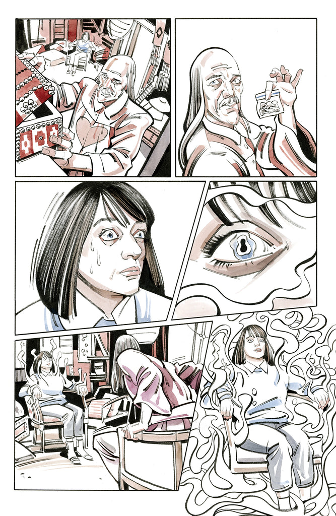 Kagan McLeod Original Art Creepshow Trip #1 2024 Page 6 Comic Art