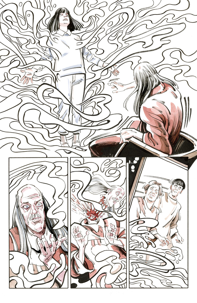 Kagan McLeod Original Art Creepshow Trip #1 2024 Page 7 Comic Art