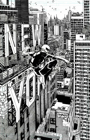 Jimbo Salgado Original Art Future Foundation Spider-Man Illustration