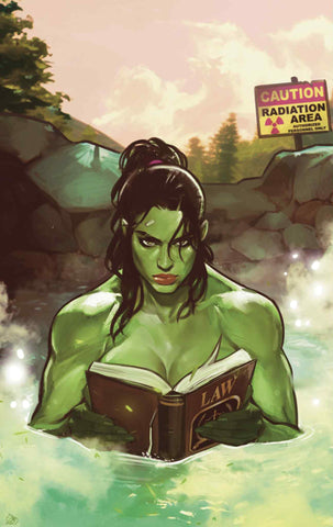 Francesco Tomaselli 'Onsen' She-Hulk 12x18" Limited Edition Giclee