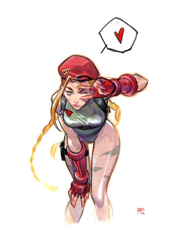 Dike Ruan Original Art Street Fighter Cammy Illustration