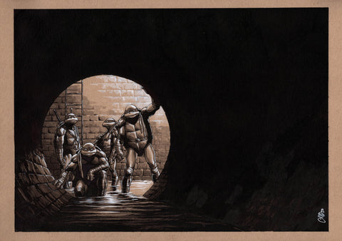 Guillaume Martinez Original Art TMNT (Teenage Mutant Ninja Turtles) Illustration