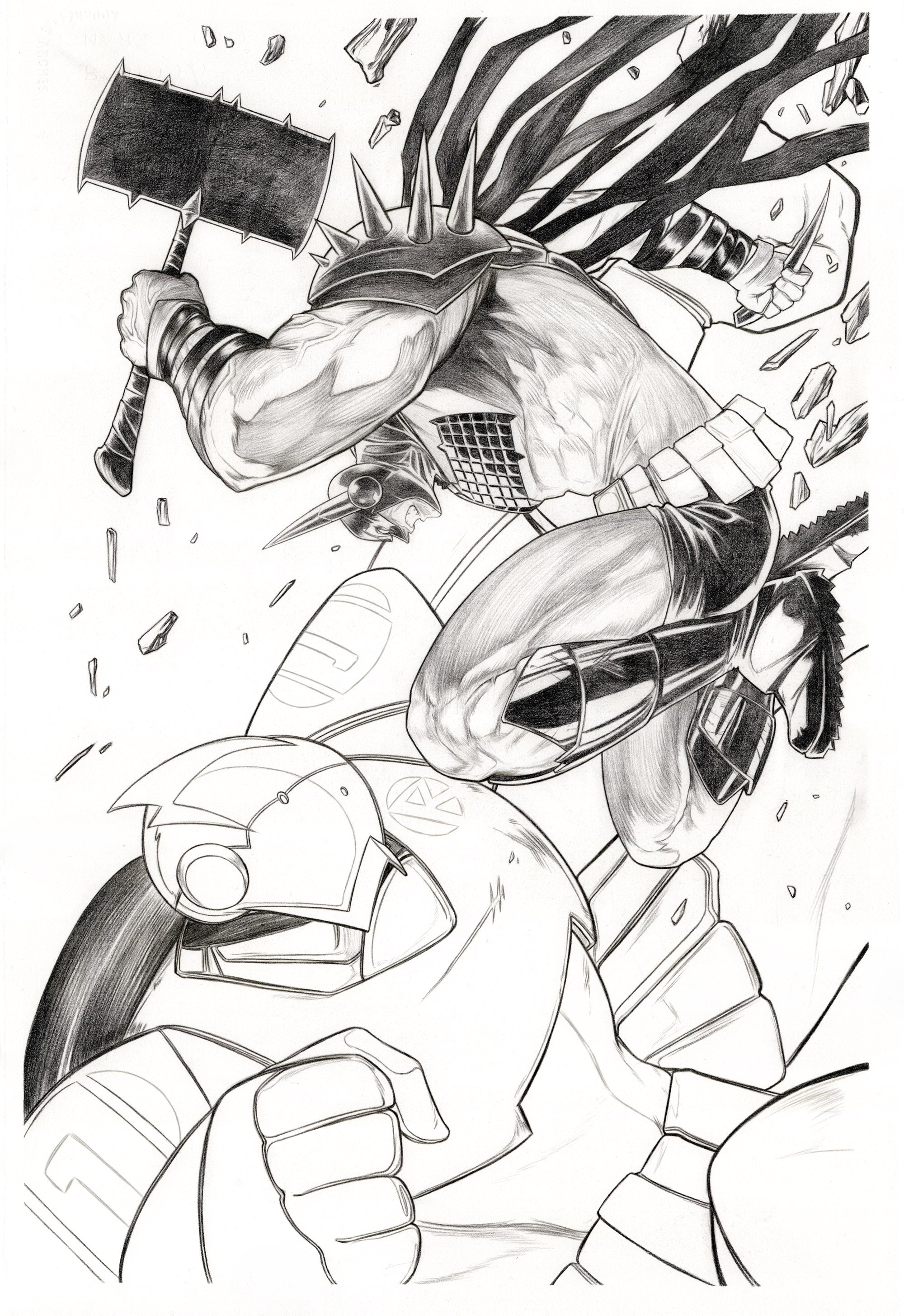 Nimit Malavia Original Art Absolute Batman #20 Cover