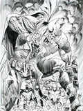 Guillem March Original Art DC K.O.: Knightfight #2 Batman Cover