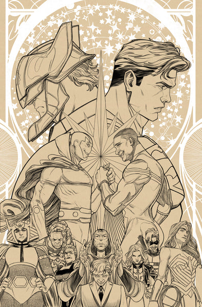 Nimit Malavia Original Art New Gods #7 Cover
