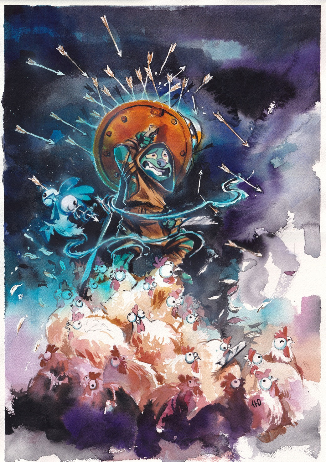 Ito Original Art D'Orc #1 Cover