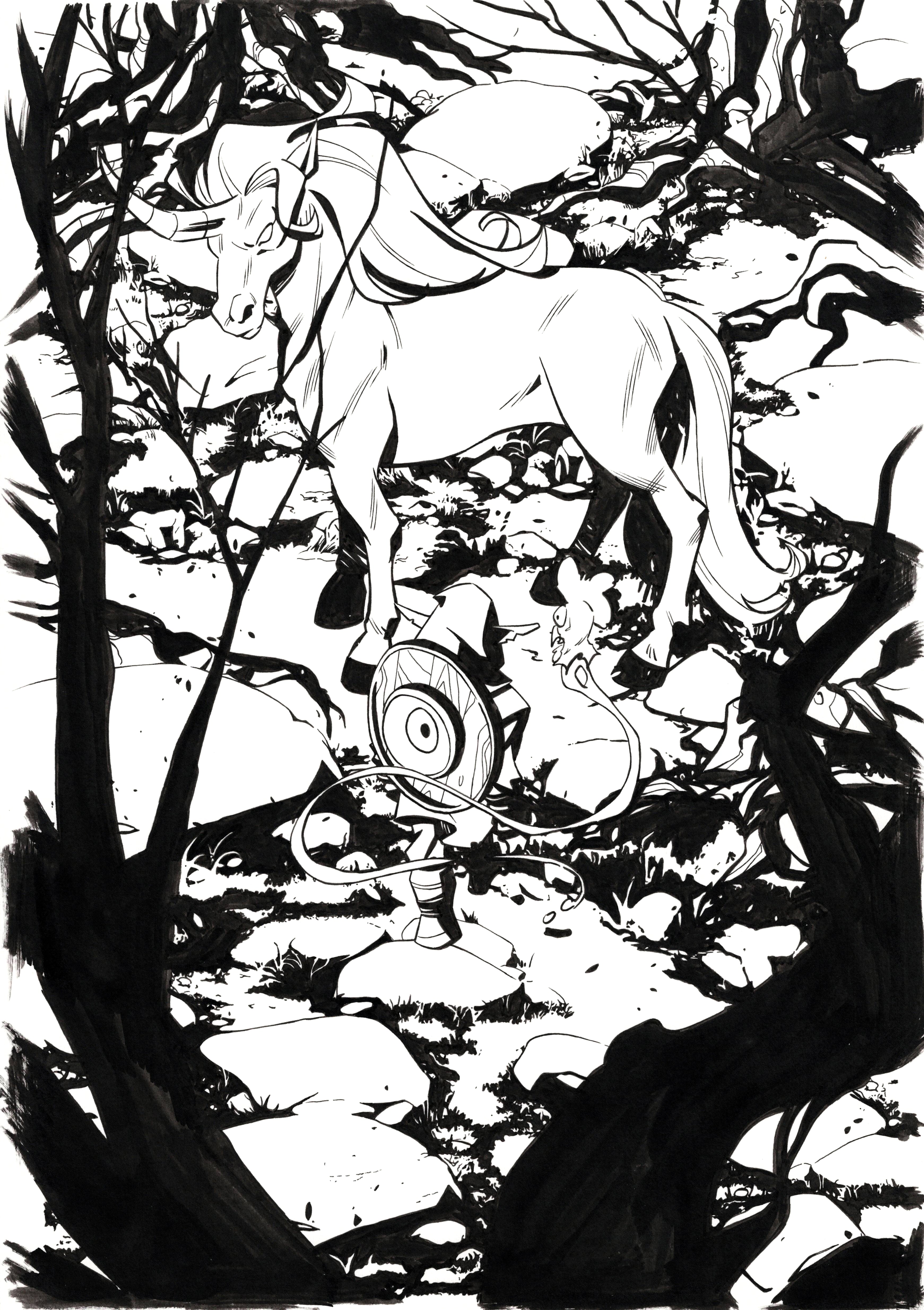 Federico Sabbatini Original Art D'Orc #1 3rd Print Cover