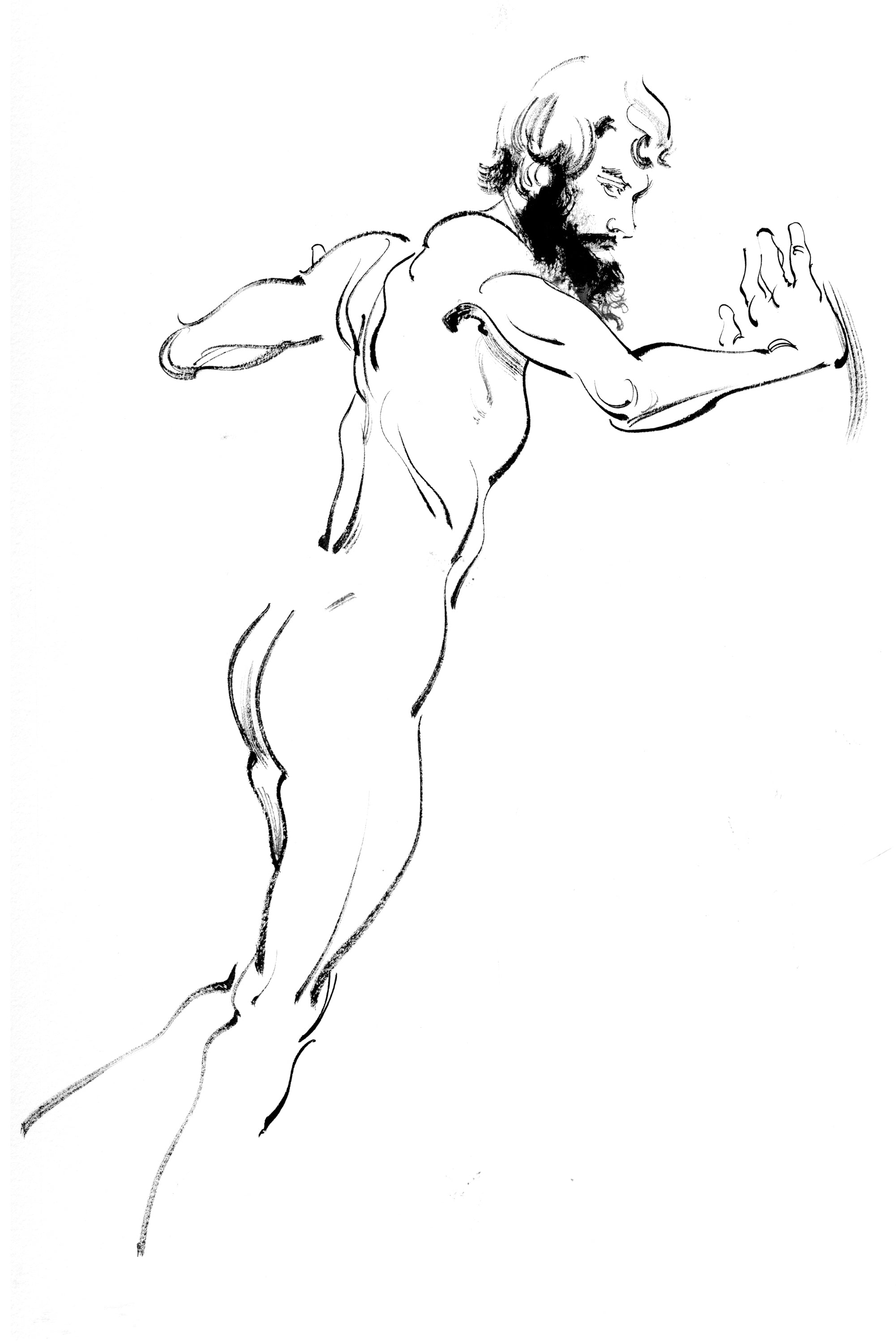Kagan McLeod Original Art 'Life Drawing: Darren' Illustration