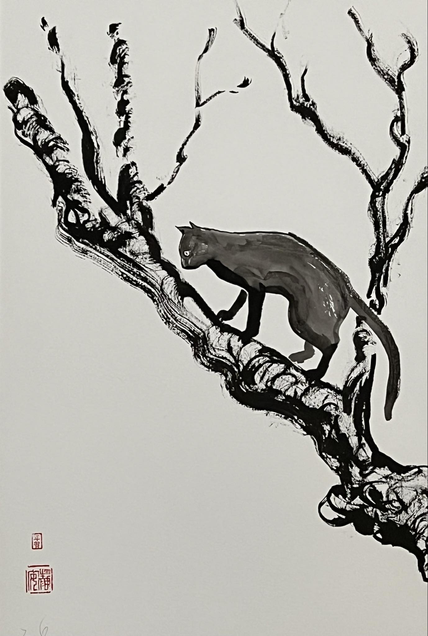 David Mack Original Art Cat Book Published Page Piece 11