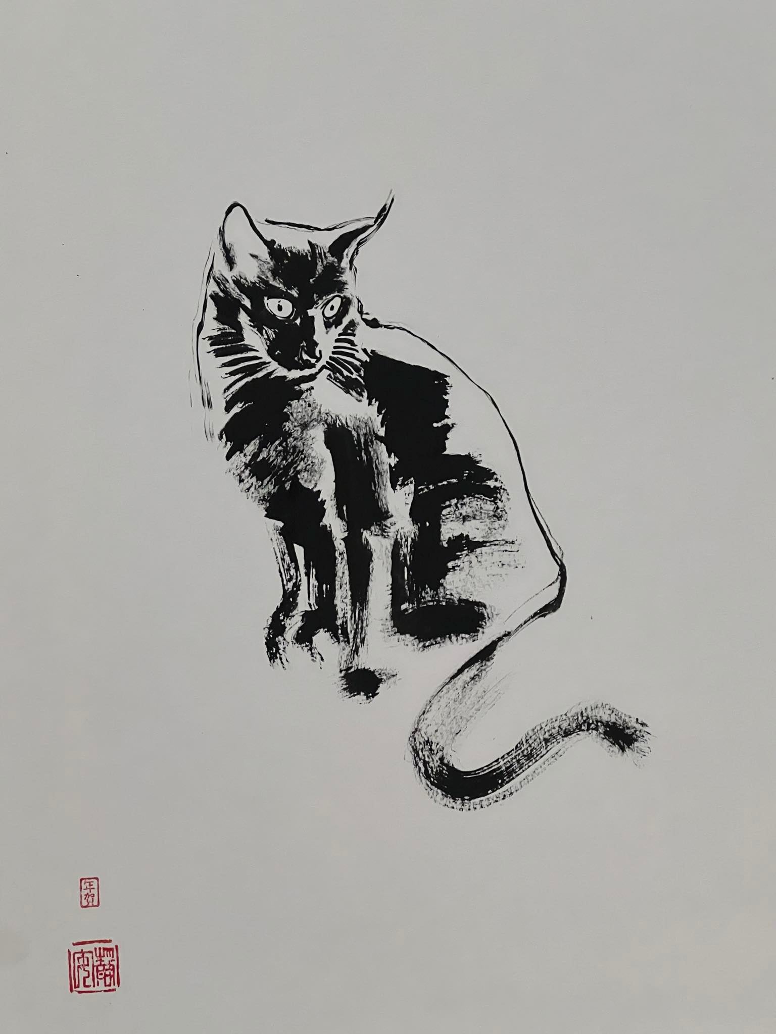 David Mack Original Art Cat Book Published Page Piece 3