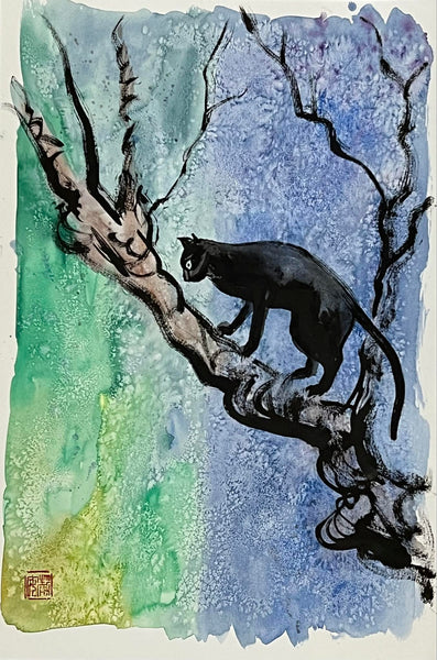 David Mack Original Art Cat Book Published Page Piece 6