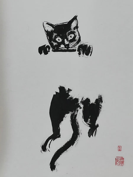 David Mack Original Art Cat Book Published Page Piece 7