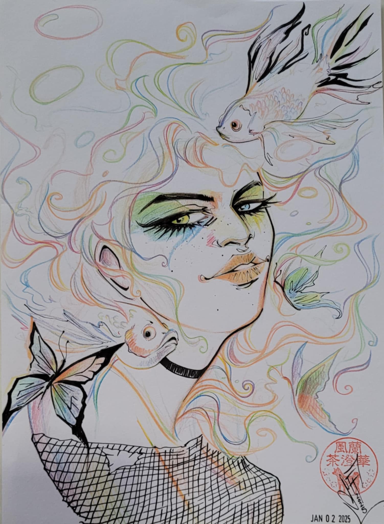 Francesca Fantini Original Art Delirium Illustration