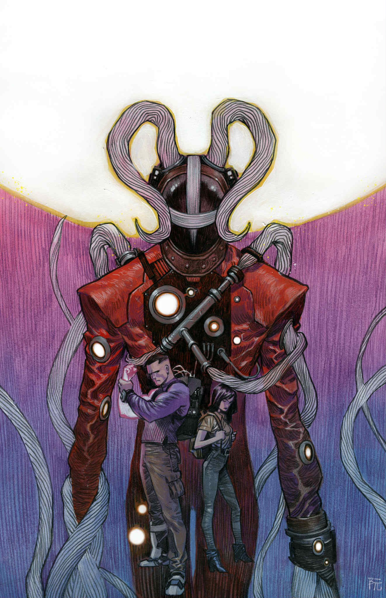 Dike Ruan Original Art Undiscovered Country Cover