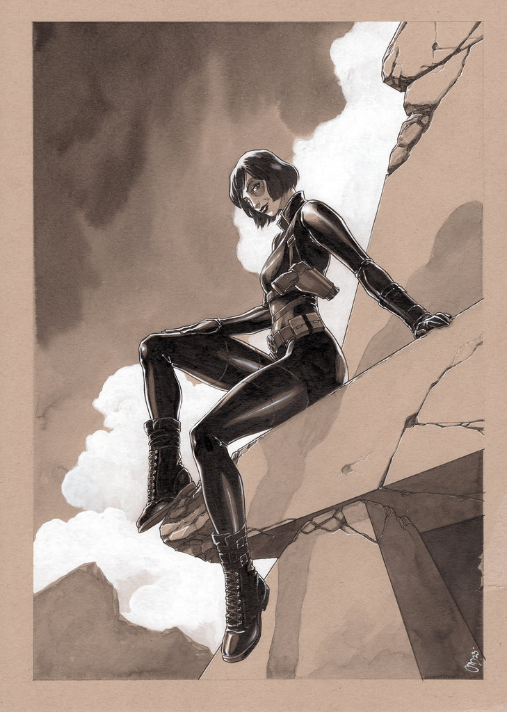 Guillaume Martinez Original Art Domino Illustration Comic Art