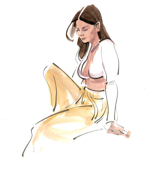 Kagan McLeod Original Art 'Life Drawing: Dor' Illustration