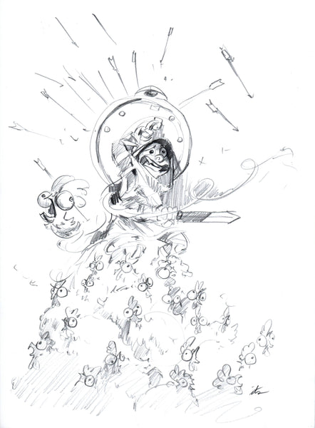 Ito Original Art D'Orc #1 Cover Pencil Prelim