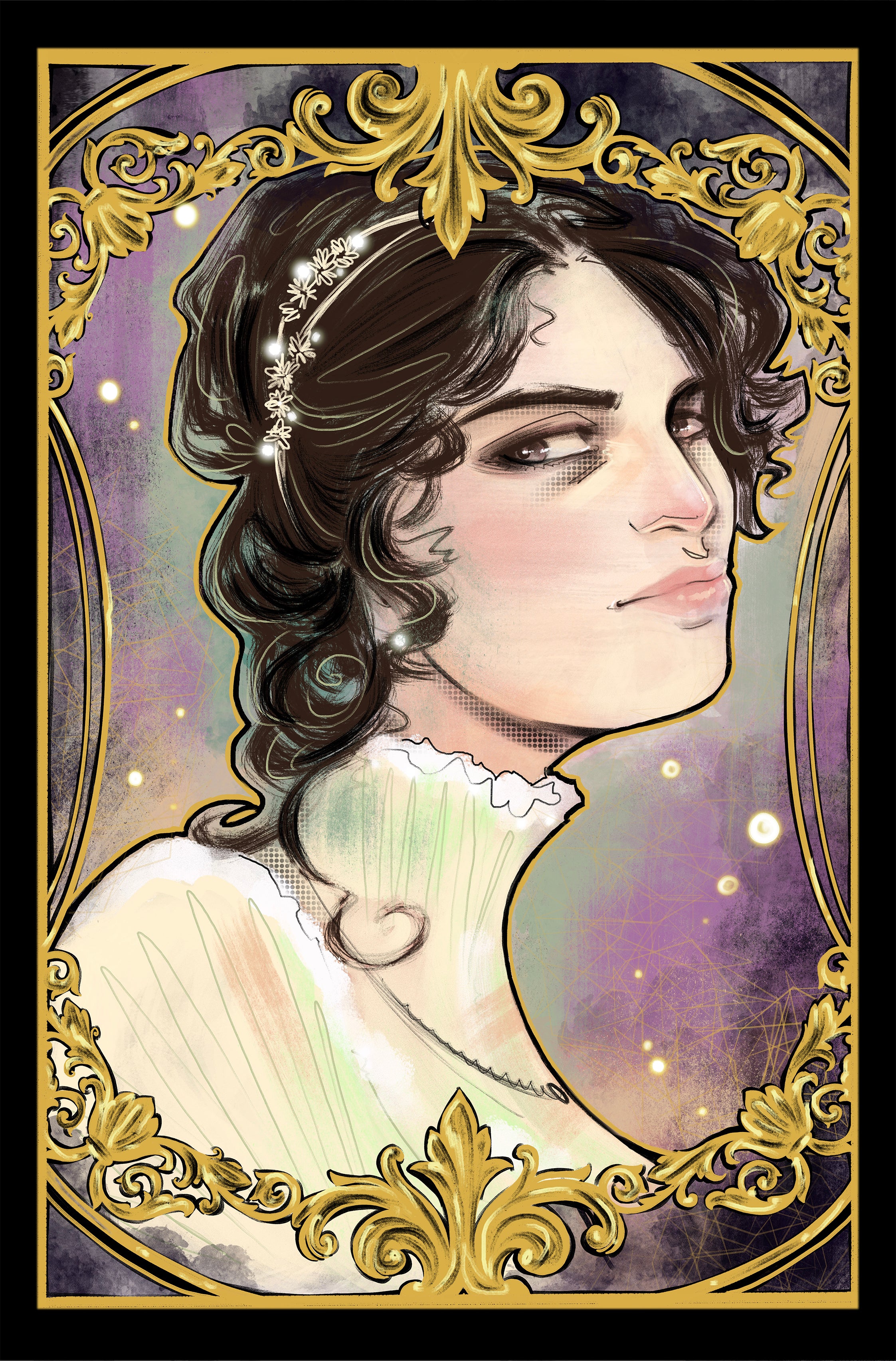 Francesca Fantini Original Published Upper Deck E.Bennett Art