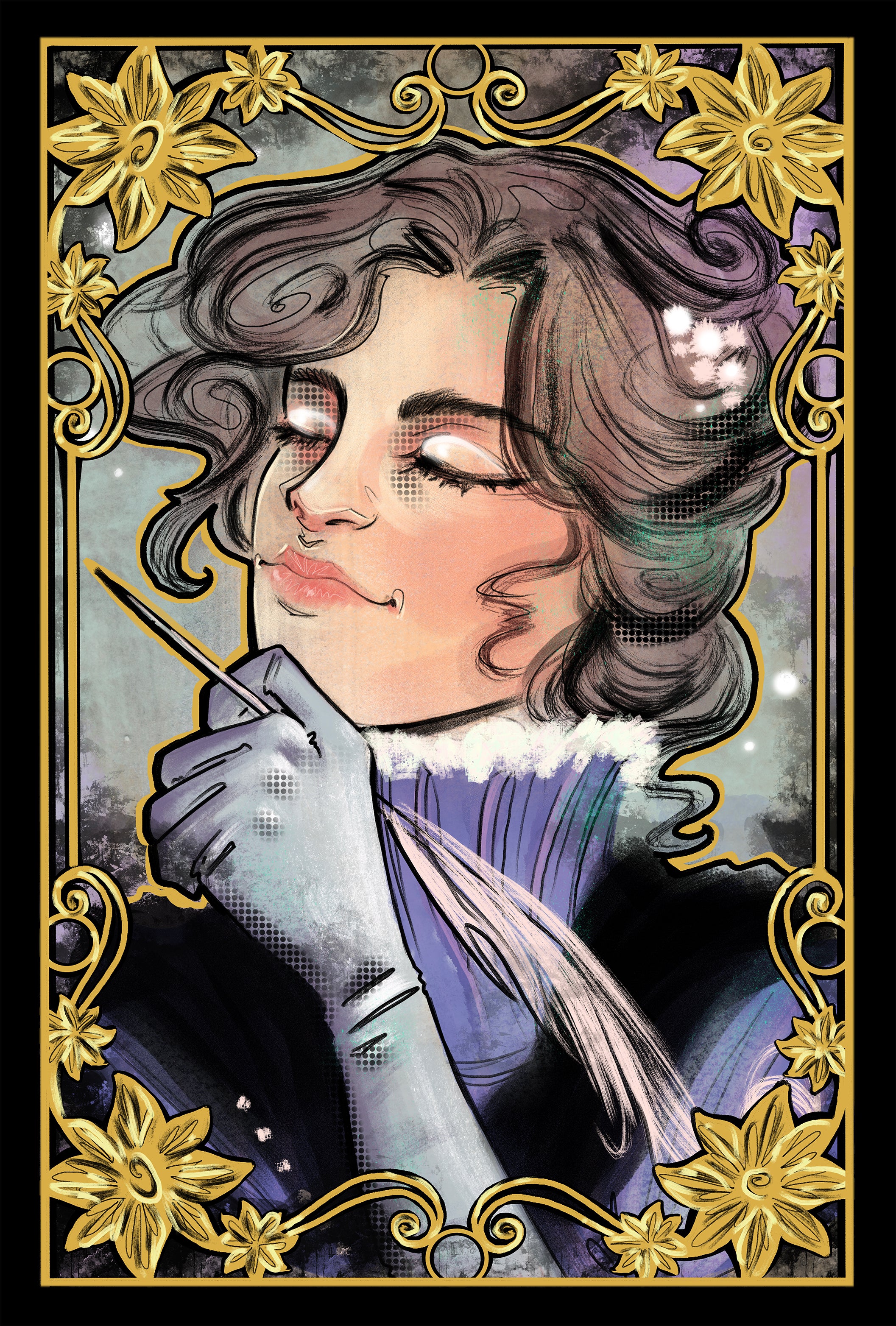 Francesca Fantini Original Published Upper Deck E.Dashwood Art