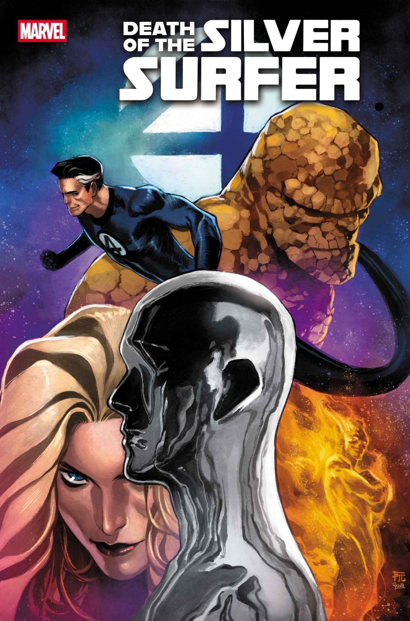 Dike Ruan Original Art Death of the Silver Surfer #3 Cover