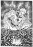 Paco Diaz Original Art Amazing Spider-Man Fantastic Four Homage Cover