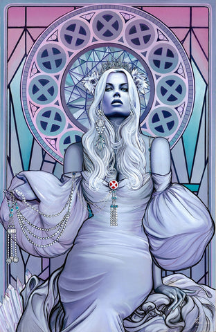 Fred Ian Original Art Emma Frost Art Nouveau Collection