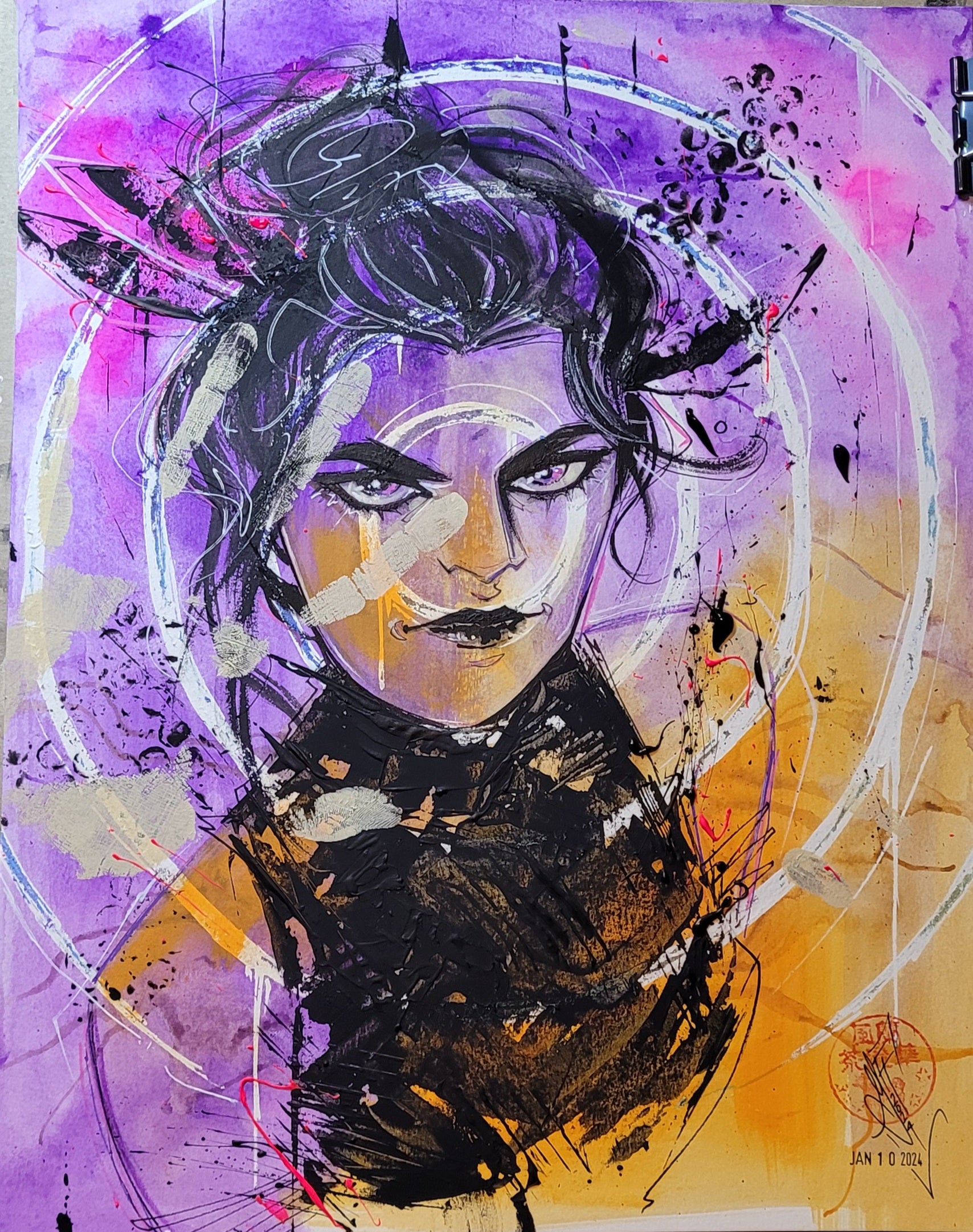 Francesca Fantini Original Art Echo Illustration