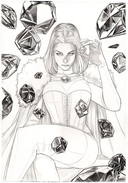 Nimit Malavia Original Art Emma Frost: The White Queen #3 Cover