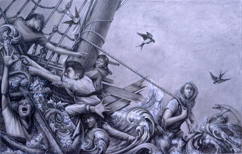 Andrew K. Currey Original Art Endeavor #3 Cover