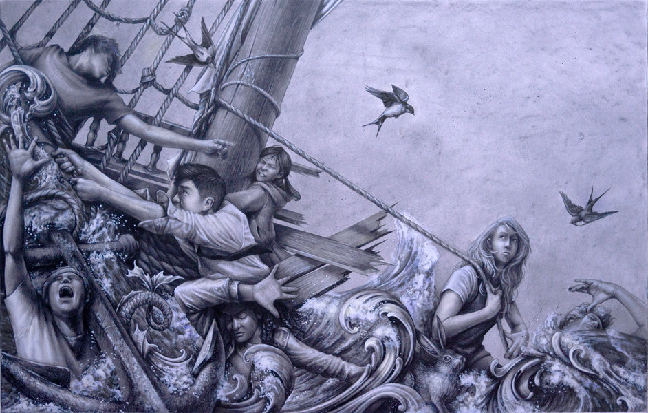 Andrew K. Currey Original Art Endeavor #3 Cover