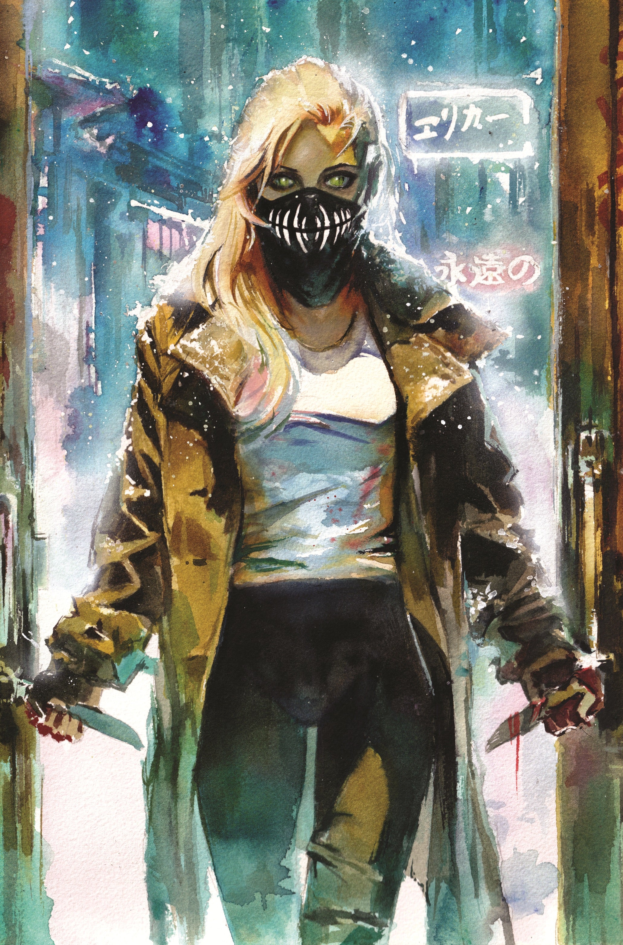 Ito Original Art Something is Killing the Children: A Monster Hunter Walks Into a Bar #1 Cover