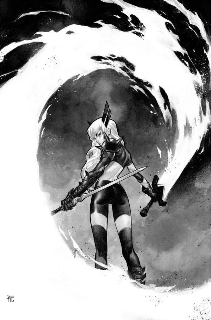 Dike Ruan Magik 12x18  Limited Edition Giclee Comic Art