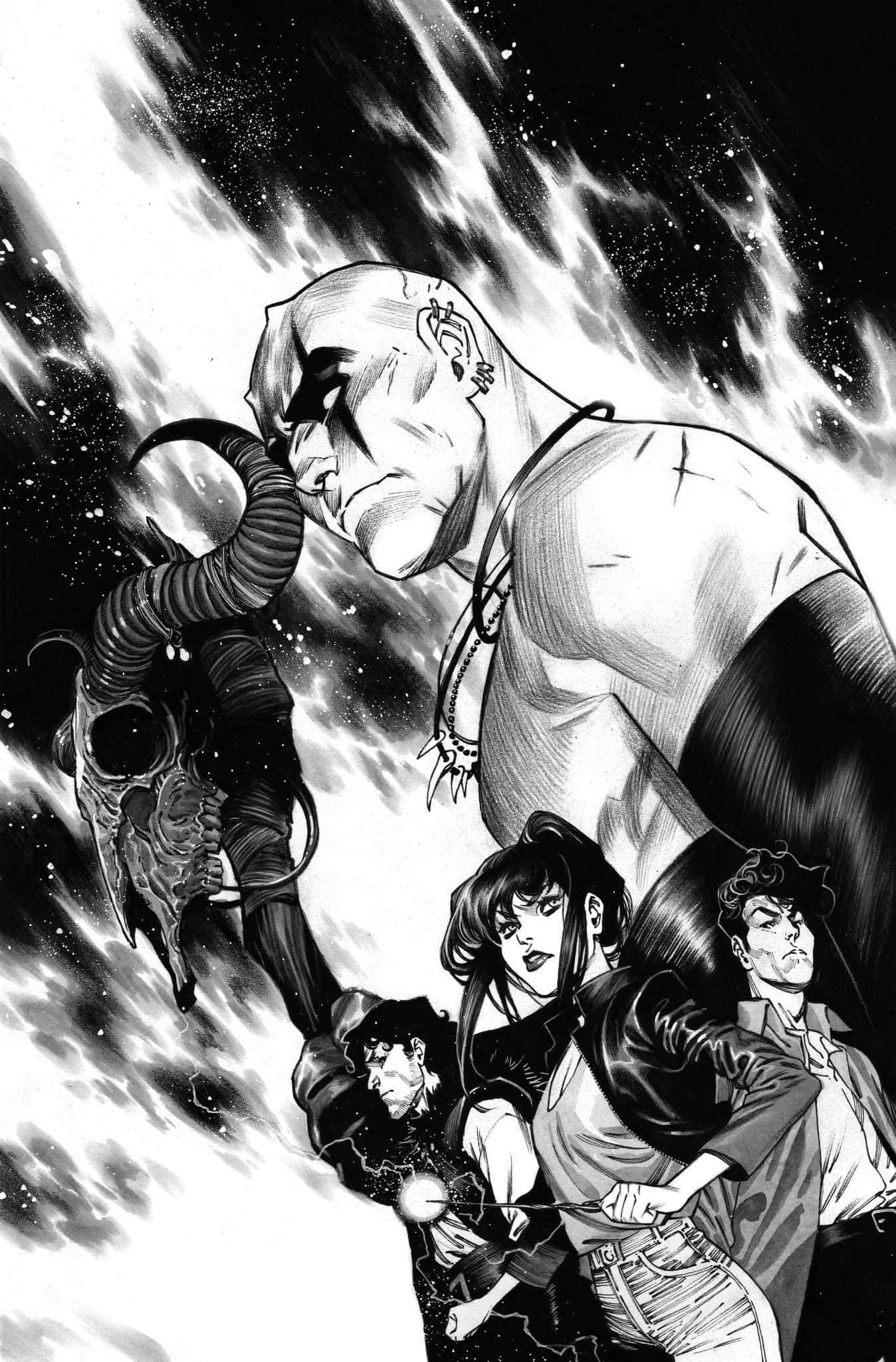 Dike Ruan Original Art Magic Order 4 #4 Cover
