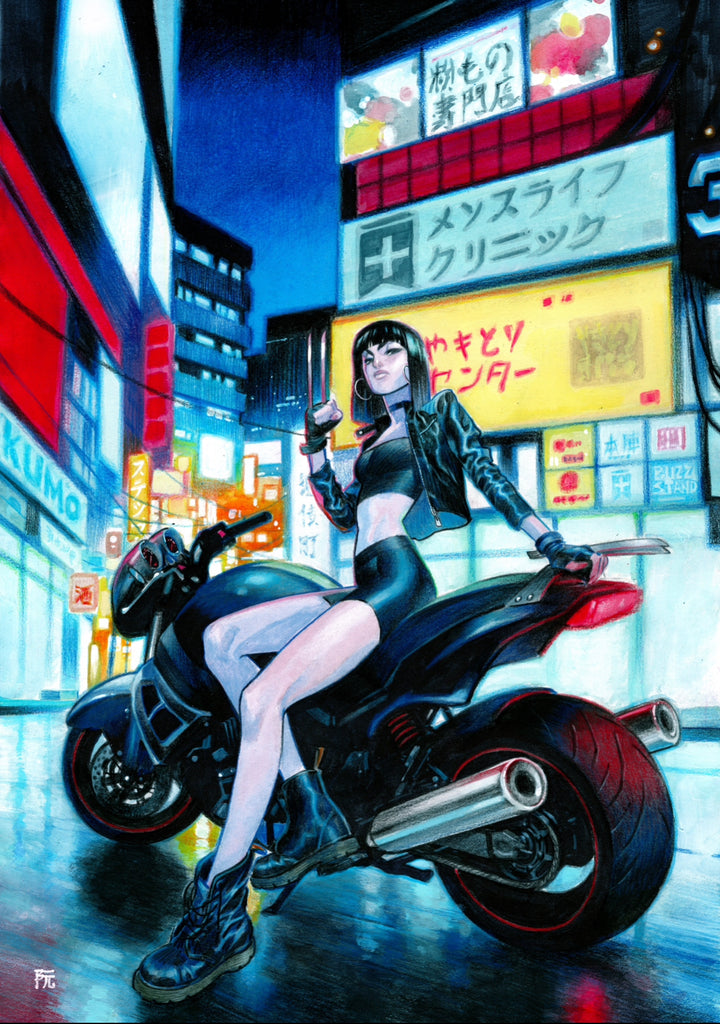 Dike Ruan X-23 12x18  Limited Edition Giclee Comic Art