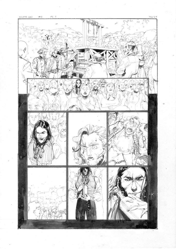 Kelsey Ramsay Original Art FCBD Doctor Who Page 11 Comic Art