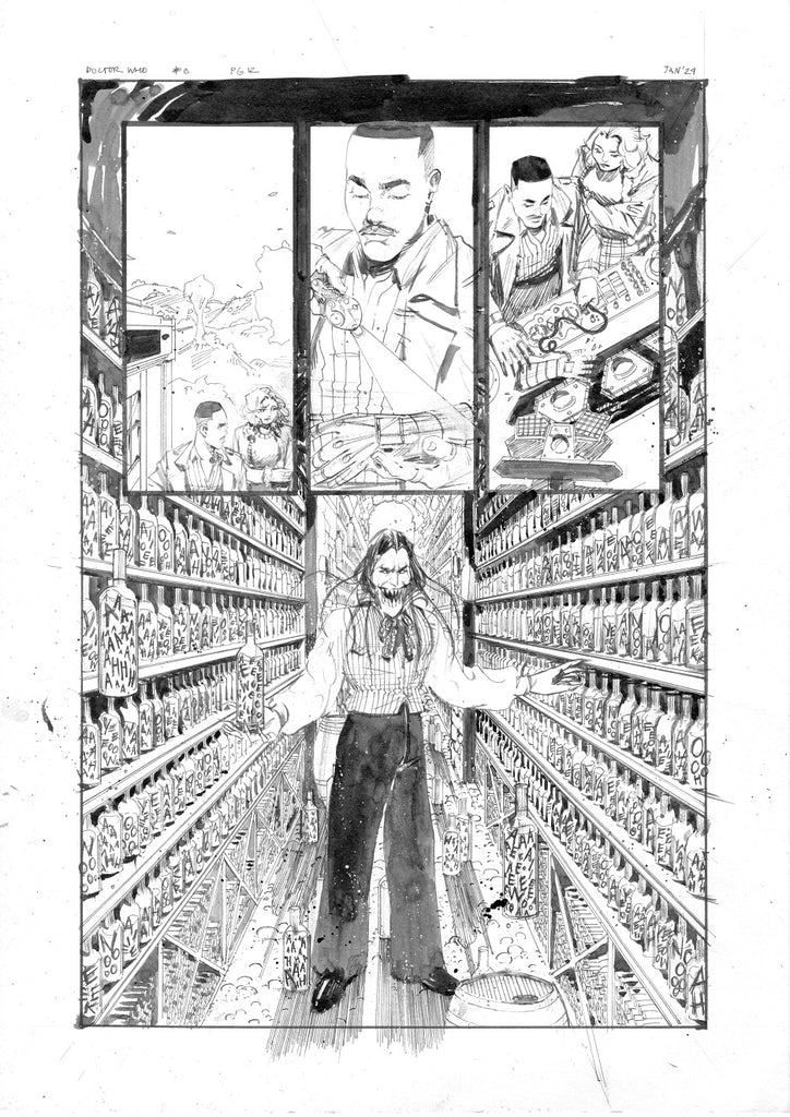 Kelsey Ramsay Original Art FCBD Doctor Who Page 12 Comic Art
