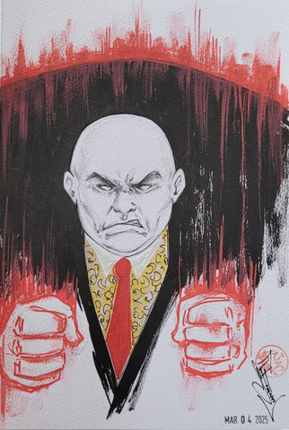 Francesca Fantini Original Art Kingpin 5.5x8.5" Illustration