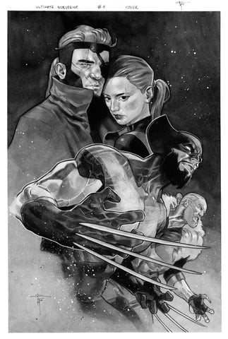 Francesco Mobili Original Art Ultimate Wolverine #9 Cover